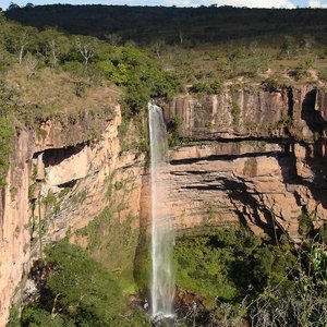 Wasserfall Chapada dos Guimaraes, Brasilien