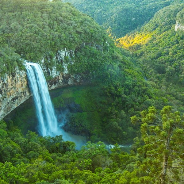 Canela Caracol Wasserfall Porto Alegre Brasilien