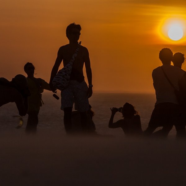 Sonnenuntergang Düne Jericoacoara Brasilien