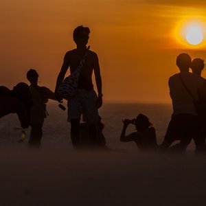 Sonnenuntergang Düne Jericoacoara Brasilien