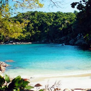 Intimer Privatstrand Ilha Grande Brasilien