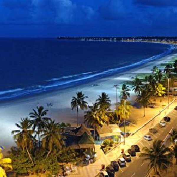 Boulevard Tambau und Strand Joao Pessoa