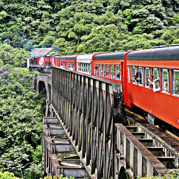 Zugreise Curitiba Morretes Brasilien