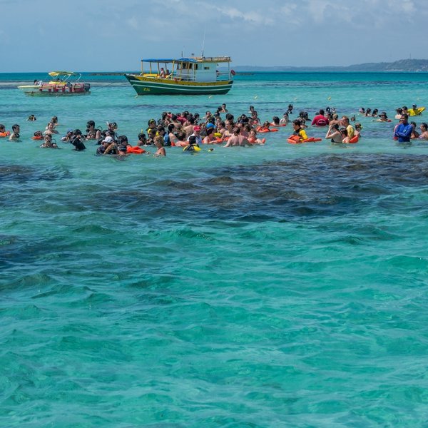 Schwimmen Meer Maceio Brasilien